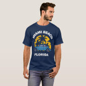 Miami Beach, Florida T-shirt (Voorkant volledig)