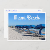 Miami Beach Florida - VS Briefkaart (Voorkant / Achterkant)