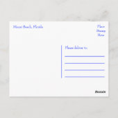 Miami Beach Florida - VS Briefkaart (Achterkant)