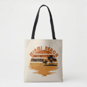 Miami Beach Florida  zonsondergang Draagtas (Voorkant)