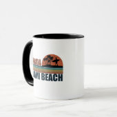 Miami Beach Florida  zonsondergang Mok (Voorkant links)