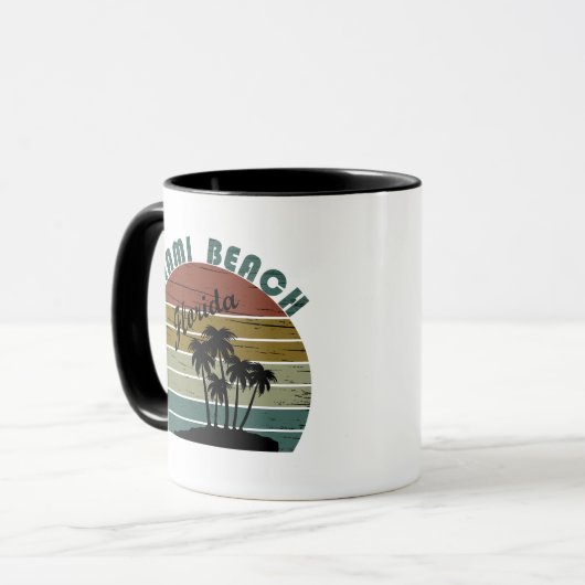 Miami Beach Florida zonsondergang Mok (Voorkant links)