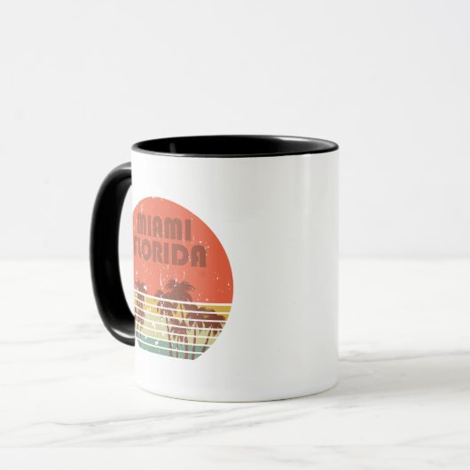 Miami Beach Florida zonsondergang Mok (Voorkant links)