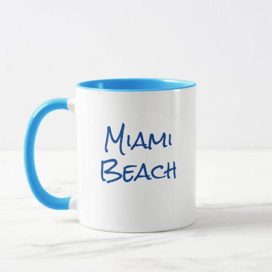 Miami Beach Floride Café Mug (Gauche)