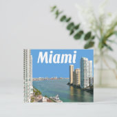 Miami Beach, Floride, Carte postale des États-Unis (Debout devant)