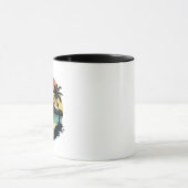 Miami Beach Floride City Skyline Café Mug (Centre)