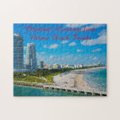 Miami Beach Floride Jigsaw Puzzle (Horizontal)
