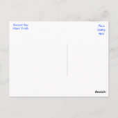 Miami Beach Floride Sklyline Travel Carte postale (Dos)