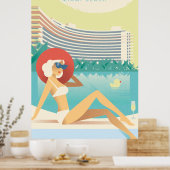 Miami Beach | Fontainbleau Poster (Keuken)