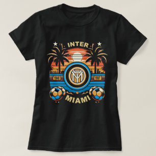 Miami Beach Futbol Vibes: Vier Inter Miami FC T-shirt
