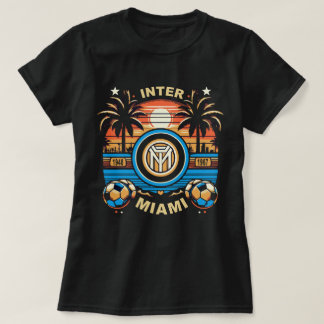 Miami Beach Futbol Vibes: Vier Inter Miami FC T-shirt
