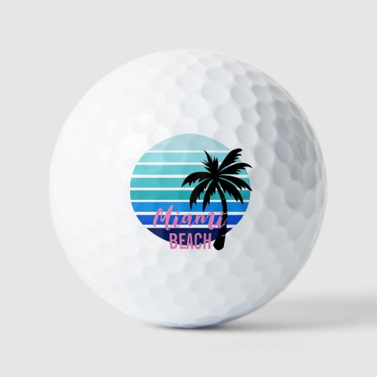 Miami Beach Golfballen (Voorkant)