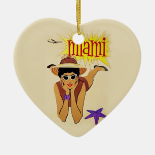  Miami Beach Keramisch Ornament