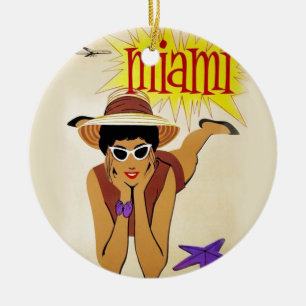  Miami Beach Keramisch Ornament