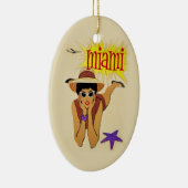 Miami Beach Keramisch Ornament (Rechts)