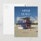 Miami Beach Lifeguard Ocean Patrol #02 Briefkaart (Voorkant / Achterkant)