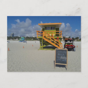 Miami Beach Lifeguard Ocean Patrol #04 Briefkaart