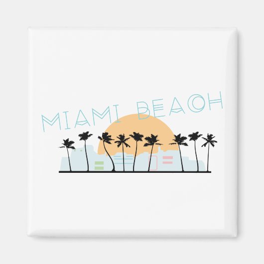 Miami Beach Magneet (Voorkant)