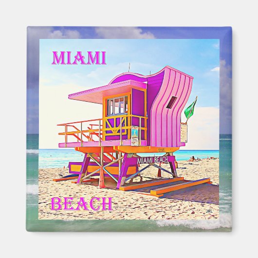 Miami Beach Magneet 12B (Voorkant)