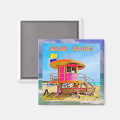 Miami Beach Magneet 4B (Voorkant / Achterkant)