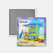 Miami Beach magneet 7B (Voorkant / Achterkant)