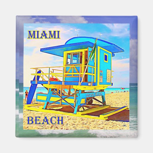Miami Beach magneet 7B (Voorkant)