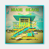 Miami Beach Magnet 2A Magneet (Voorkant)