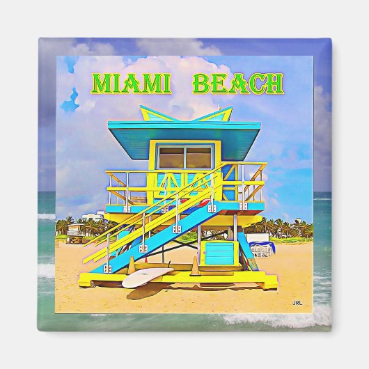 Miami Beach Magnet 2B (Devant)