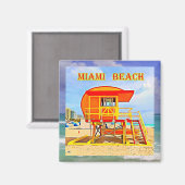 Miami Beach Magnet 3B Magneet (Voorkant / Achterkant)