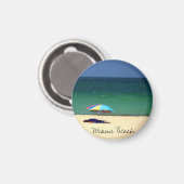 Miami Beach Magnet Magneet (Voorkant / Achterkant)