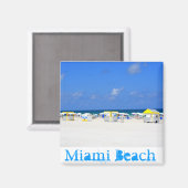 Miami Beach Magnet Magneet (Voorkant / Achterkant)