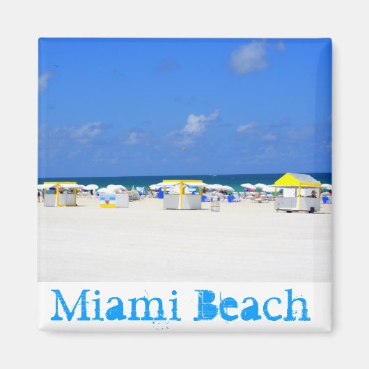Miami Beach Magnet Magneet (Voorkant)