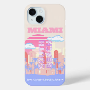 Miami Beach, Miami Travel Art, Preppy kamer, Paste