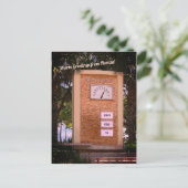 Miami Beach Ocean Drive Thermometer (datum invoege Briefkaart (Staand voorkant)