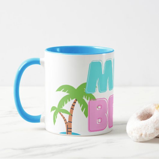 Miami Beach Palmboom Mok (Met donut)