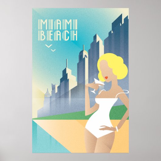 Miami Beach Poster (Voorkant)