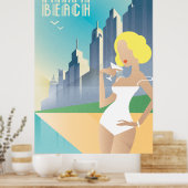 Miami Beach Poster (Keuken)