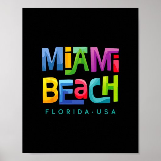 Miami Beach  Poster (Voorkant)