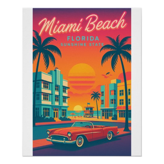 Miami Beach Rétro – Art Déco Floride (Devant)