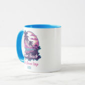 Miami Beach Retro Mok (Voorkant links)