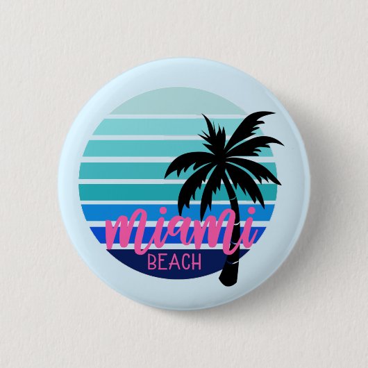 Miami Beach Ronde Button 5,7 Cm (Voorkant)