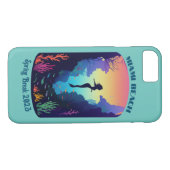Miami Beach Spring Break 2023 Mermaid Reef Case-Mate iPhone Case (Achterkant (Horizontaal))