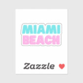 Miami Beach Sticker (Vel)