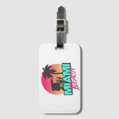 Miami Beach Travel  Bagagelabel (Voorkant (verticaal))