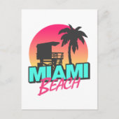 Miami Beach Travel  Briefkaart (Voorkant)