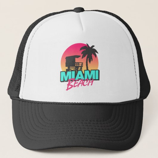 Miami Beach Travel Trucker Pet (Voorkant)