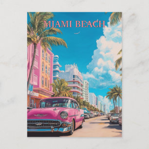 Miami Beach Verenigde Staten Reizen Briefkaart