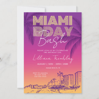Miami Beach Verjaardagsweekend Itinerary Kaart
