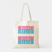 Miami Beach Vice Canvas tas (Achterkant)