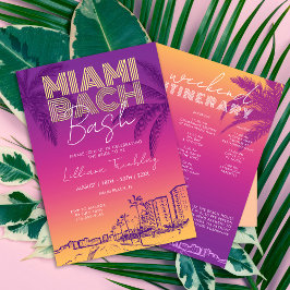 Miami Beach vrijgezellenweekend Itinerary Kaart